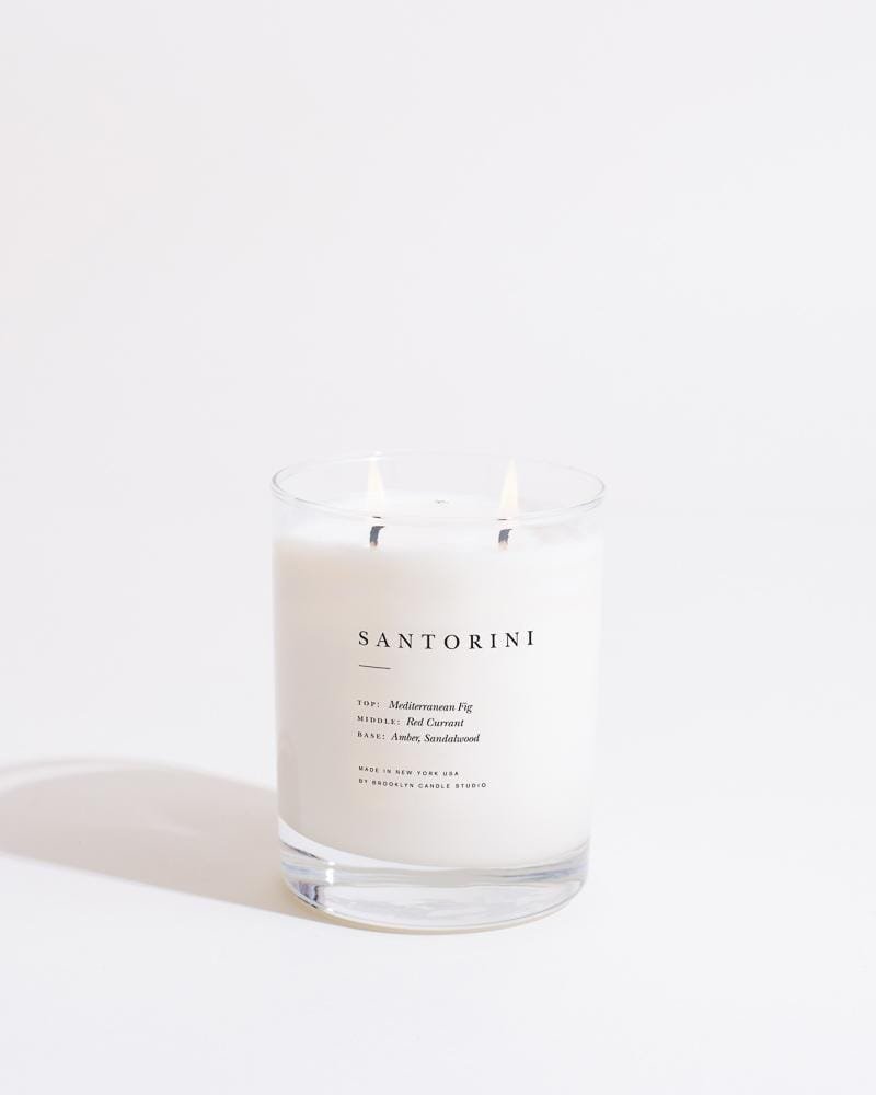 Santorini Classic 2-Wick Candle Escapist Collection Brooklyn Candle Studio